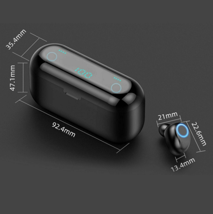 Audífono Inalámbricos F9 Con Power Bank